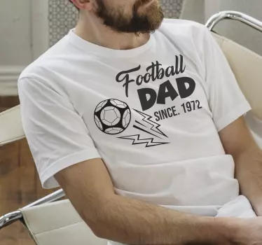 Vatertag T Shirt Fußballvater - TenStickers