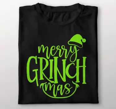 Merry Grinchmas Weihnachts T Shirt - TenStickers