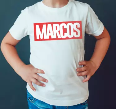 T-Shirts mit Namen Comic personalisierter Name - TenStickers
