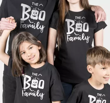 Tshirt Halloween Die boo-familie - TenStickers