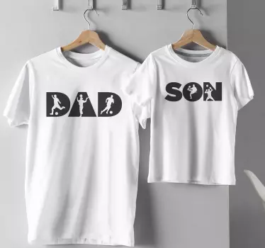 Papa Sohn T Shirt Fußball - TenStickers