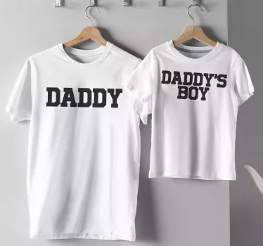 Vater und sohn t shirt daddy und junge shirts - TenStickers