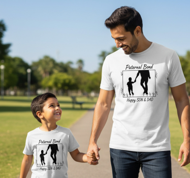 Vater und sohn t shirt paternal bond shirt - TenStickers