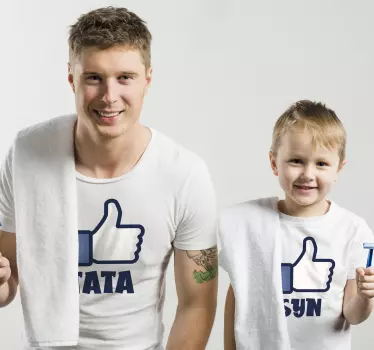 Vater und sohn t shirt wie vater so sohn - TenStickers