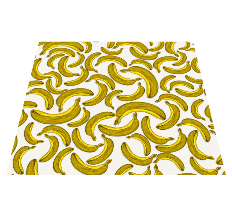 Vinyl Teppich gelb Bananendesign - TenStickers