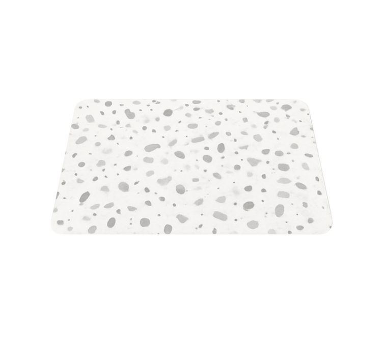 Vinyl Teppich Marmor grauer terrazzo-effekt - TenStickers