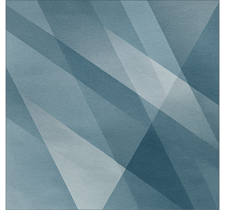 Vinyl Teppich Esszimmer abstrakter geometrischer farbverlauf - TenStickers