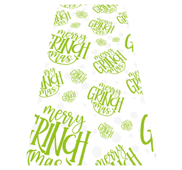 Vinyl teppich weihnachten fröhliches grinch-design - TenStickers