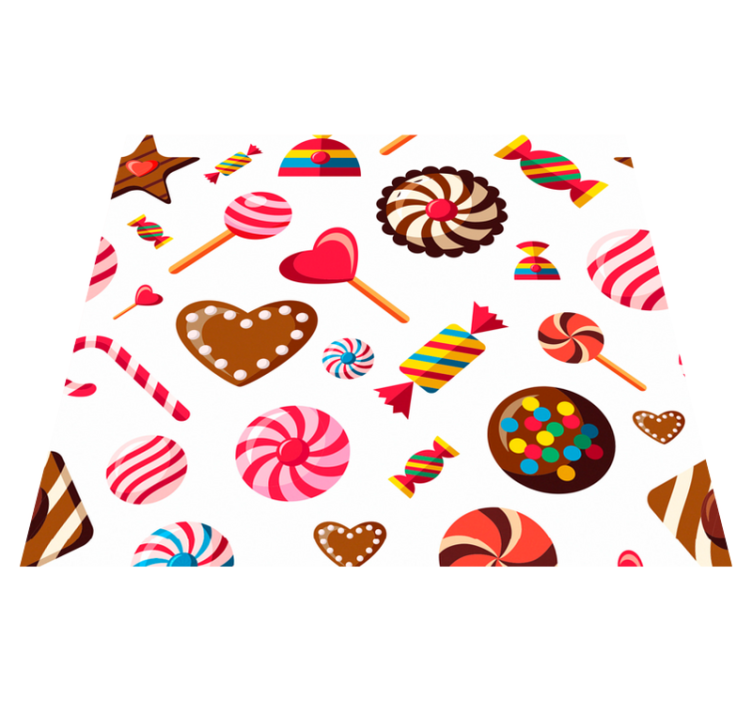 Vinyl teppich küche süßes mosaik - TenStickers