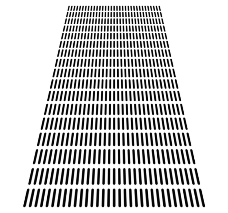 Vinyl teppich badezimmer mit minimalistischen linien - TenStickers