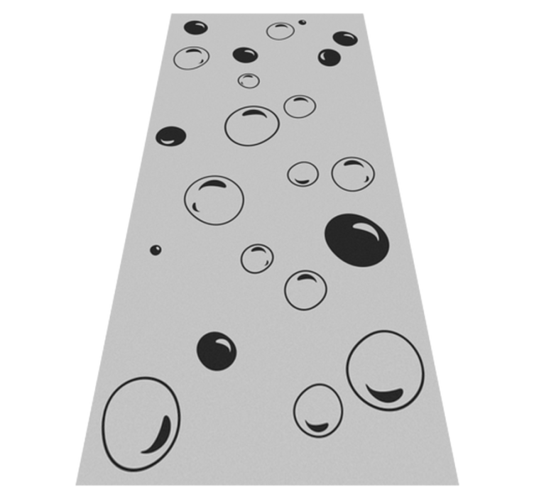 Vinyl teppich badezimmer blubbernde dusche - TenStickers