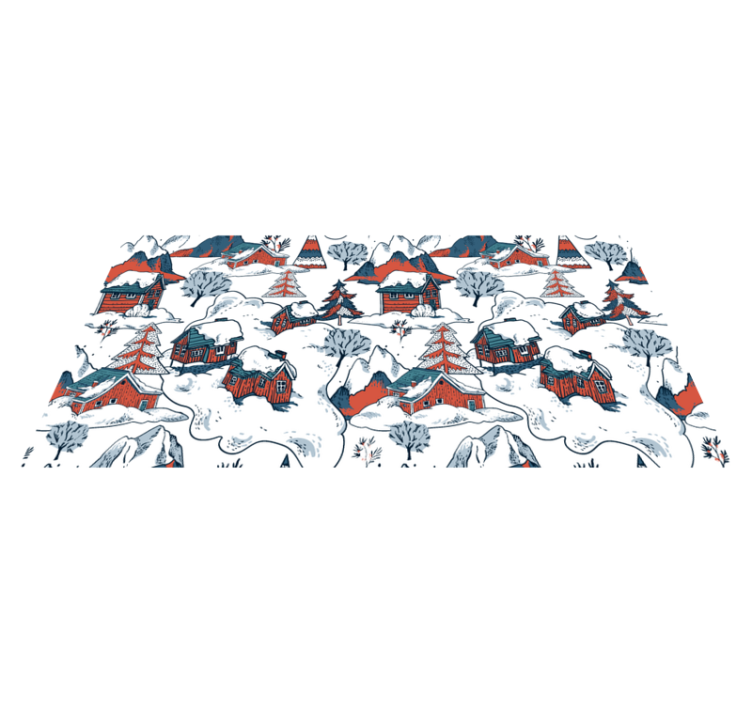 Vinyl teppich natur polnische berge - TenStickers