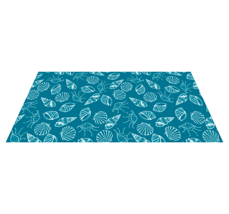 Vinyl teppich natur muschelstil - TenStickers