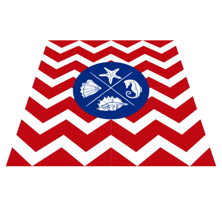 Vinyl teppich natur muschel ozean muster - TenStickers