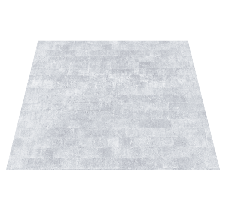 Vinyl teppich badezimmer grau ziegelmuster vintage - TenStickers