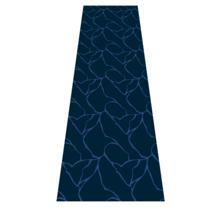 Vinyl teppich badezimmer mit blauem marmor design - TenStickers