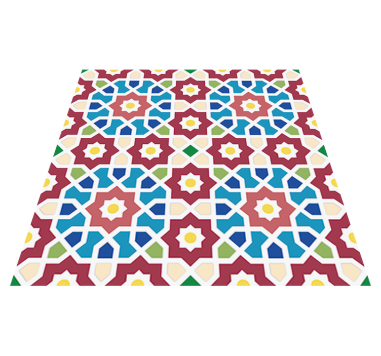 Vinyl teppich badezimmer arabische wandfliesen - TenStickers