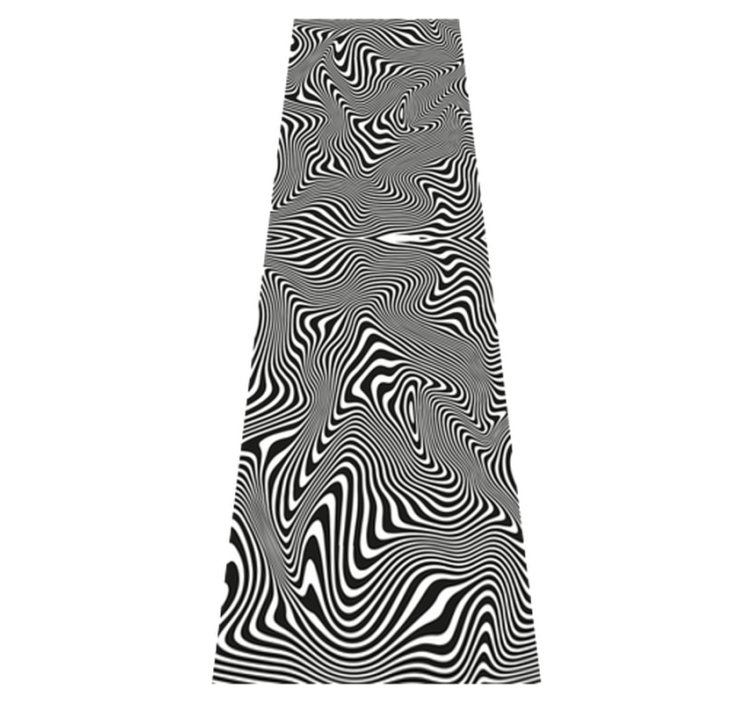 Vinyl teppich badezimmer zebra 3d effekt dusche - TenStickers