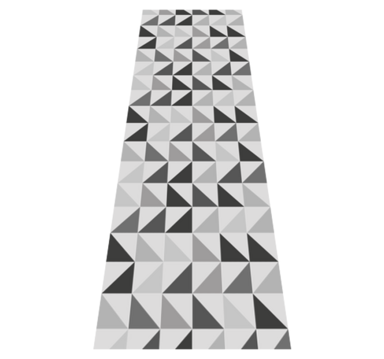 Vinyl teppich büro geometrische dreiecke - TenStickers