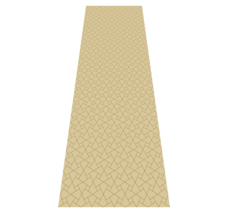 Vinyl teppich büro in grafischem grau und beige - TenStickers