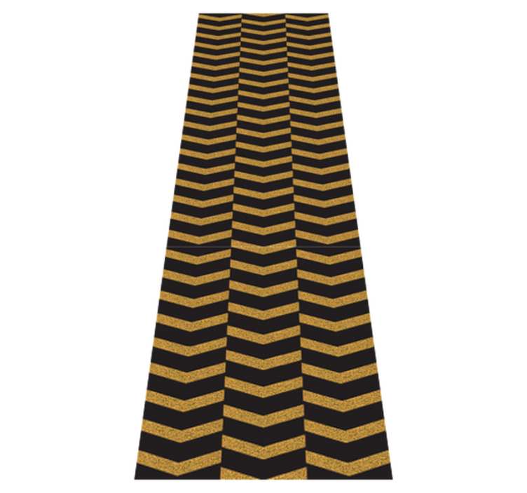 Vinyl teppich büro mit marmor gold linien - TenStickers