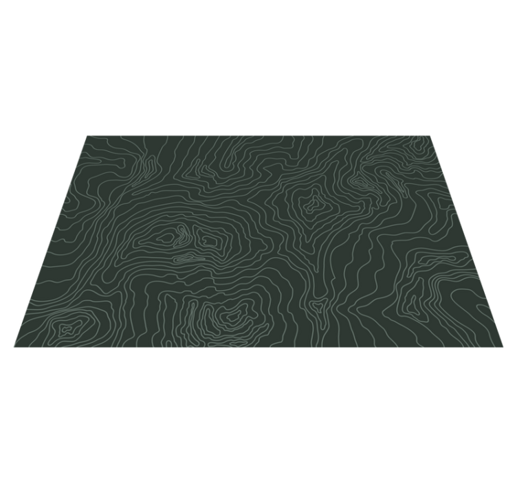 Vinyl Teppich Textur Ästhetik der konturkarte - TenStickers