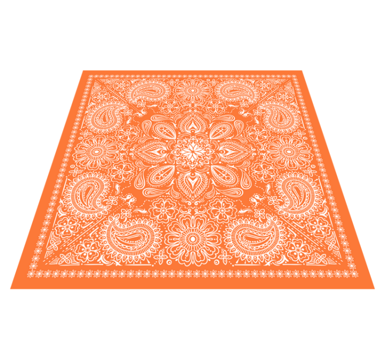 Vinyl teppich mandala ornament - TenStickers