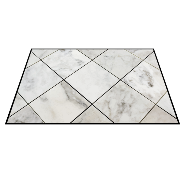 Vinyl teppich marmor marmor illusion - TenStickers
