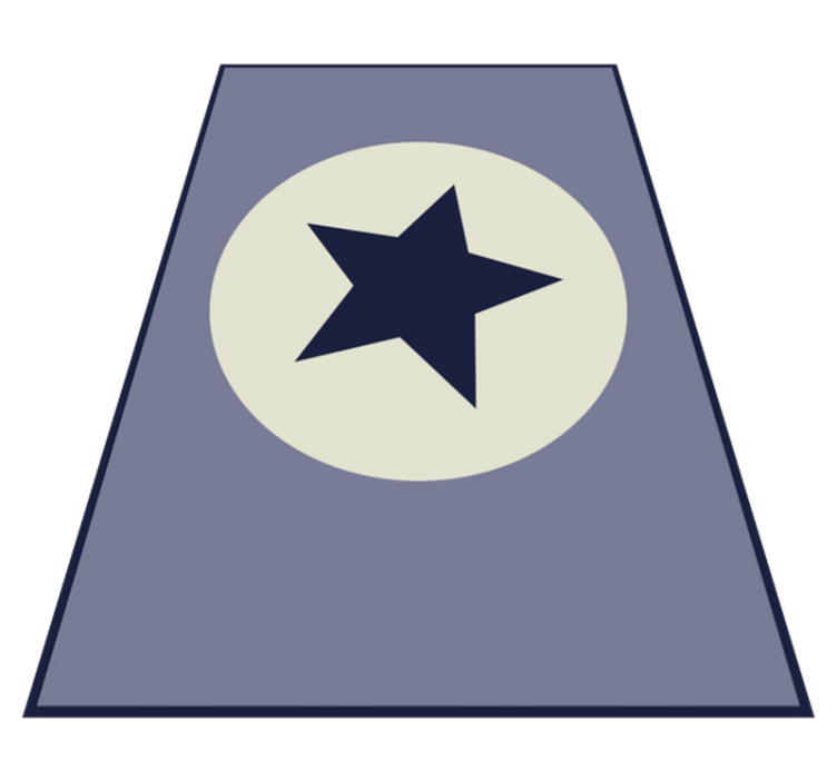 Vinyl Teppich Sterne stern-mittelstück - TenStickers