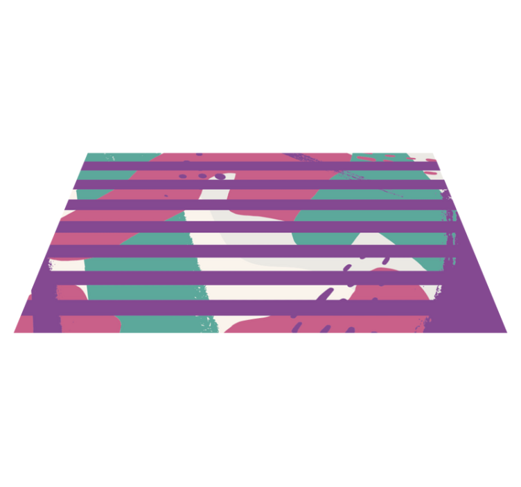 Vinyl Teppich gestreift streifenmuster - TenStickers