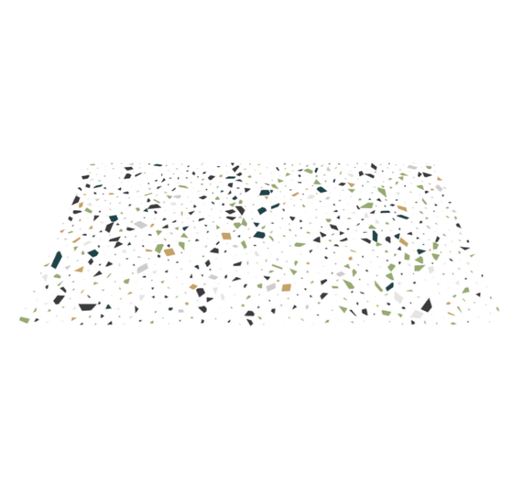 Vinyl Teppich Badezimmer terrazzo-spritzer - TenStickers