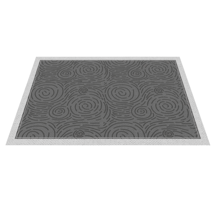 Vinyl teppich textur mit wirbelmustern - TenStickers