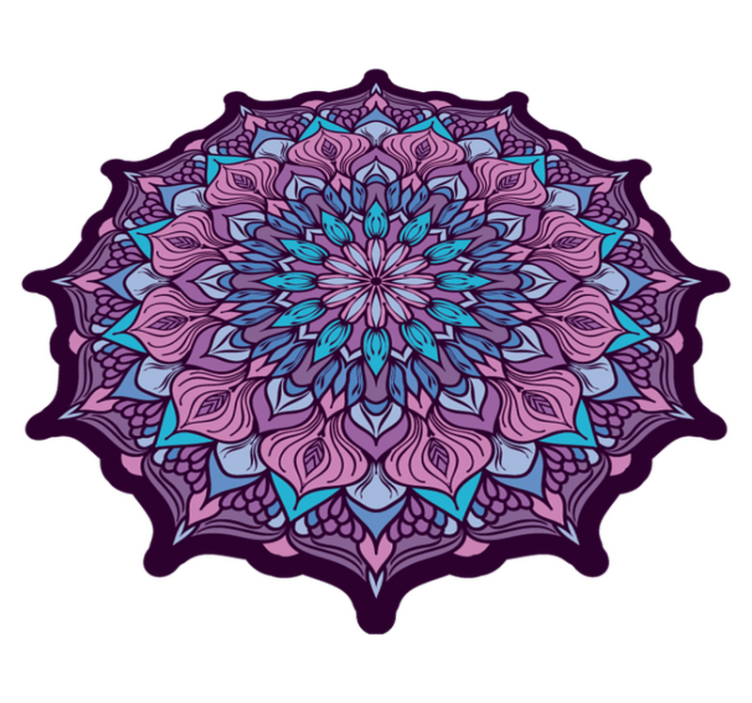 Vinylteppich Mandala Boho mandala Muster - TenStickers