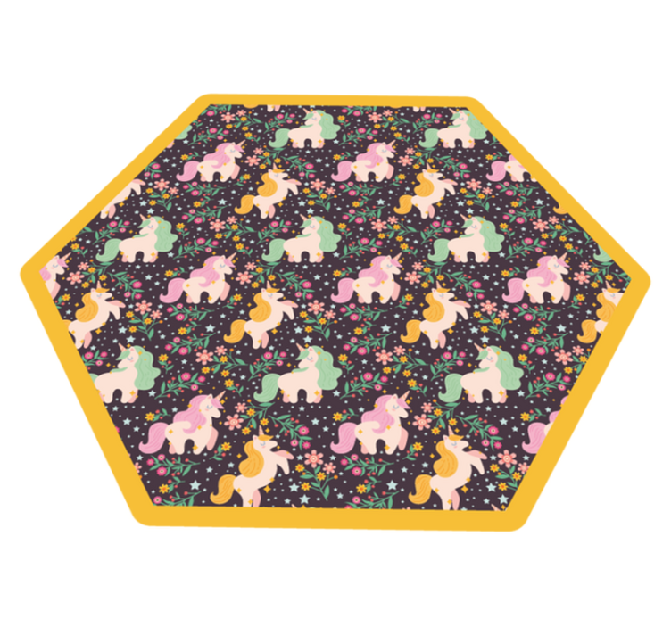 Vinyl Teppich kindlich spielplatz der fabelwesen - TenStickers