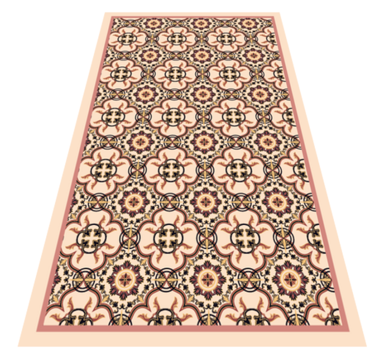 Vinyl teppich mosaik eleganz inspiriert von mosaik - TenStickers