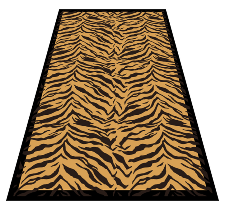 Vinyl Teppich Tiermuster tiger-streifenmuster - TenStickers