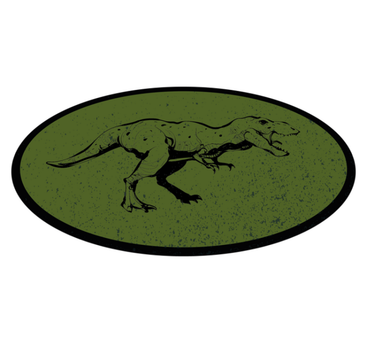 Vinyl teppich kindlich mit dinosaurier-motiv - TenStickers