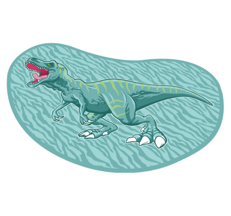 Vinyl Teppich kindlich dinosaurier-expedition - TenStickers