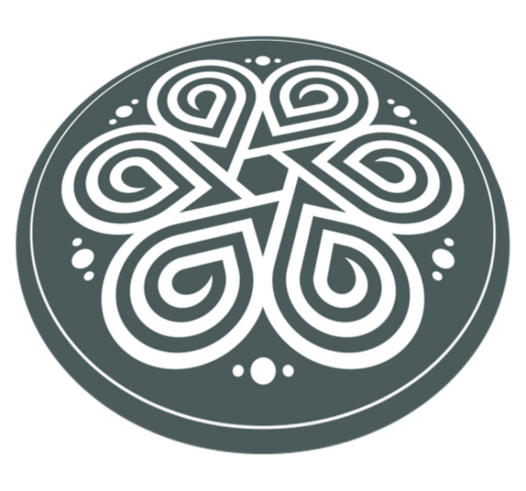 Vinyl teppich mandala keltisches mandala - TenStickers