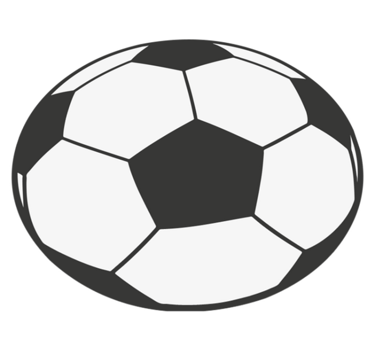 Vinylteppich kindlich Fußball ball - TenStickers