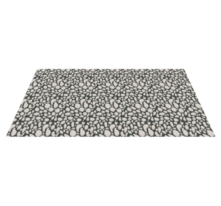Vinyl Teppich Textur kieselsteinmuster - TenStickers