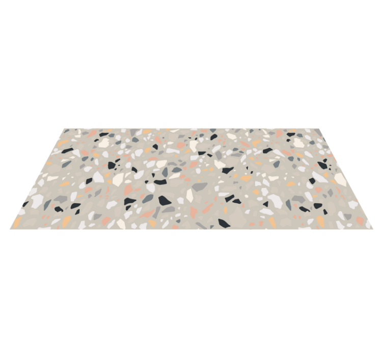 Vinyl Teppich Textur terrazzo inspiriert - TenStickers