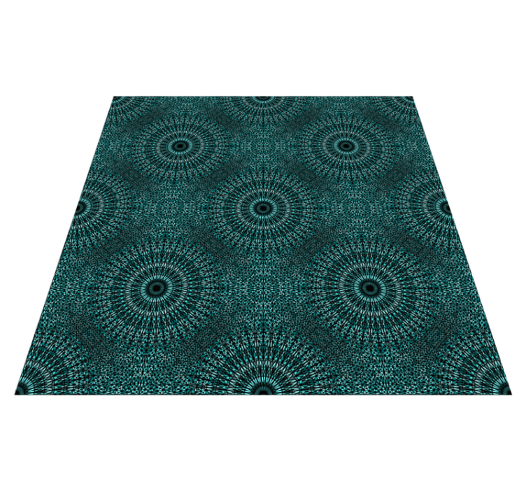 Vinyl teppich mandala strahlende mandala schönheit - TenStickers