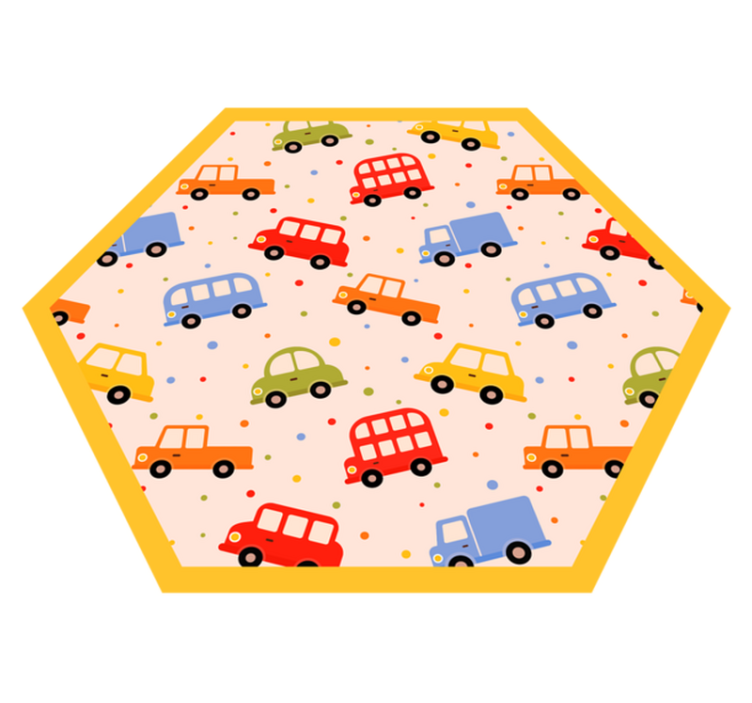 Vinyl Teppich kindlich spielerischer transport - TenStickers