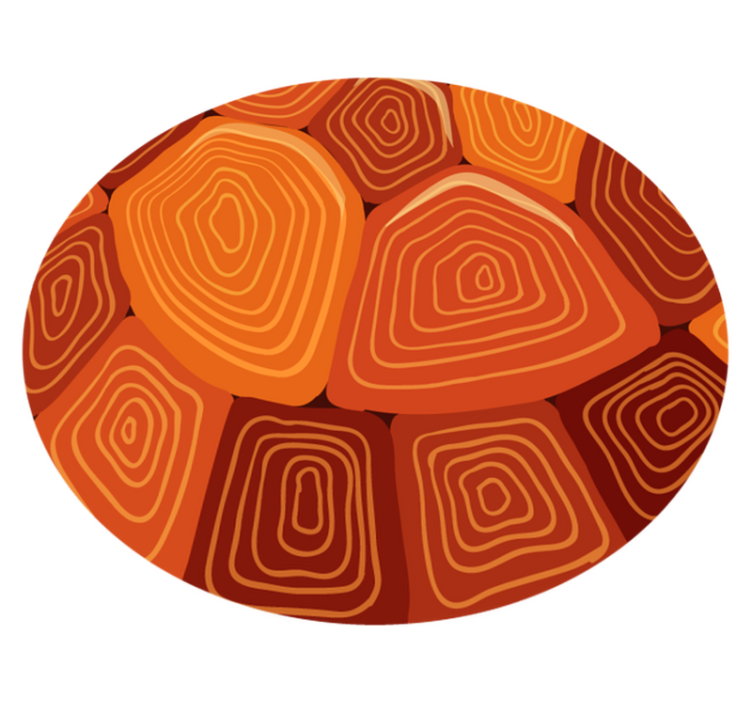 Vinyl Teppich Textur organische konturen - TenStickers