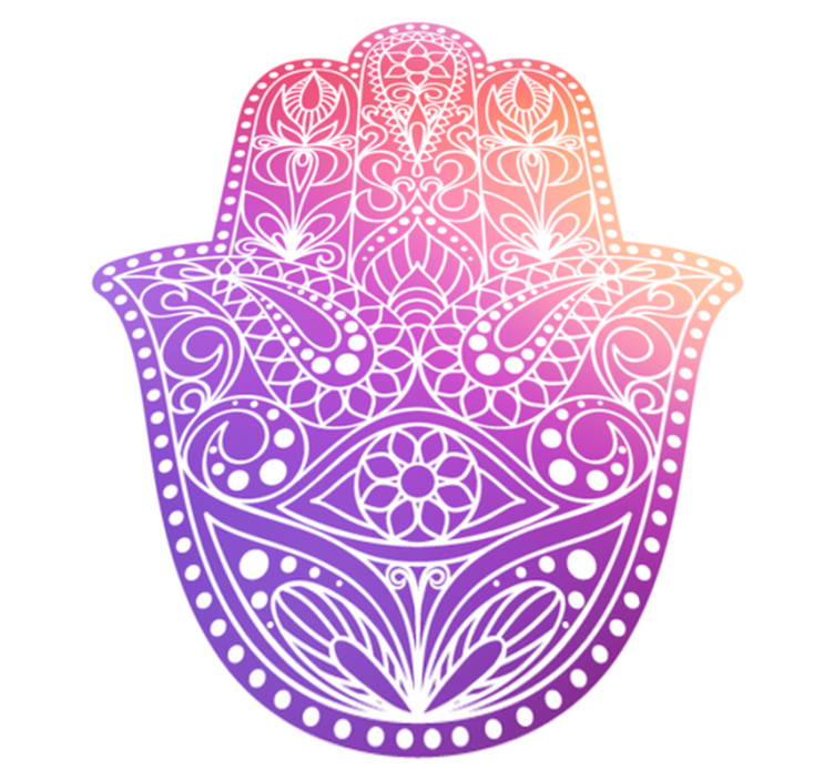 Vinyl teppich mandala im handdesign - TenStickers