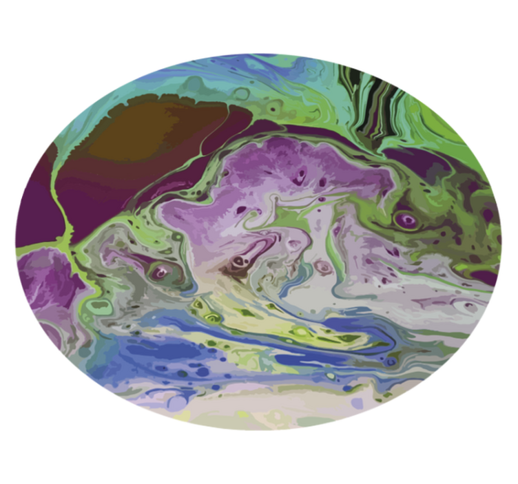 Vinyl Teppich Textur wirbelnde farbmuster - TenStickers