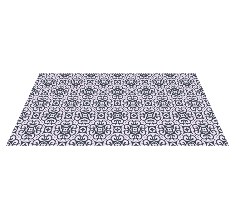 Vinyl teppich mosaik elegante mosaik komposition - TenStickers