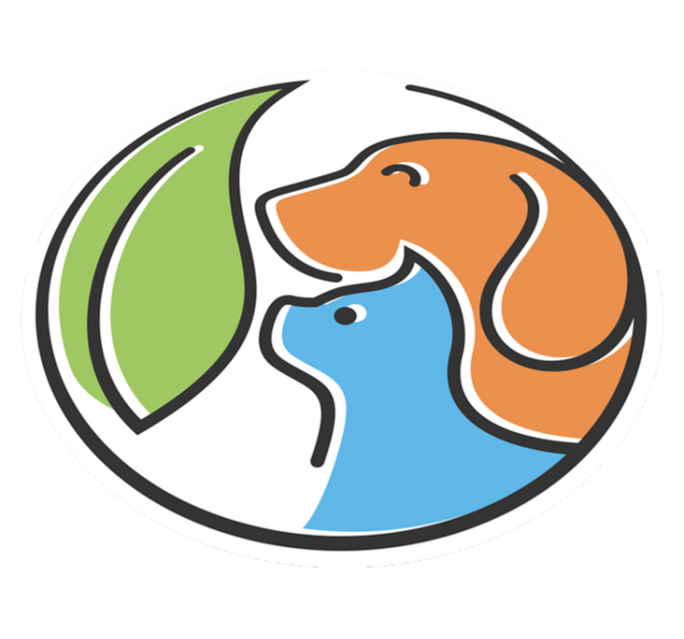 Vinyl Teppich Tiere abstrakte tiergesichter - TenStickers