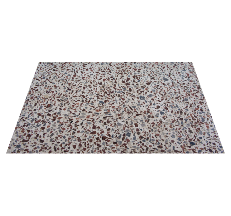 Vinyl Teppich Steinoptik granitmosaik - TenStickers